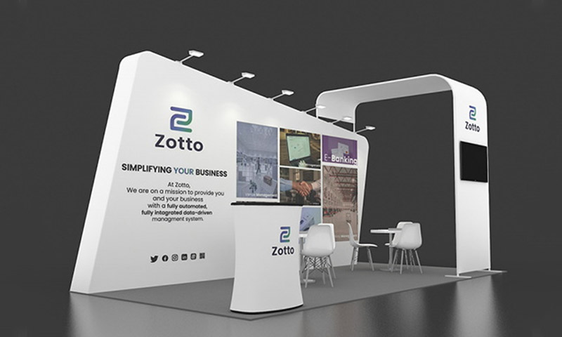 What are the main points of booth design and construction in exhibition design?