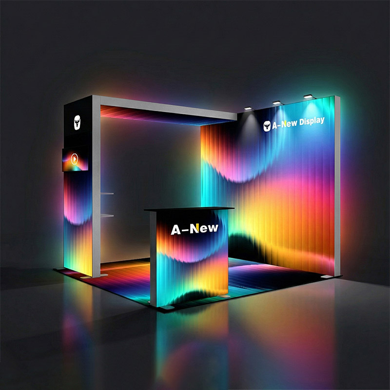 3x3 Trade Show Light Box Exhibition Booth Display