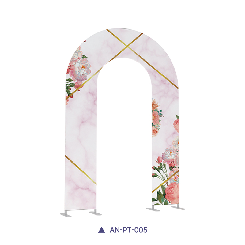 Floral Arch Promotional Booth Display