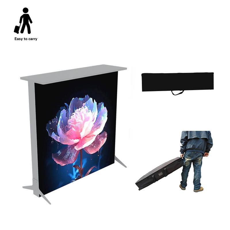 Portable Trade Show Booth Reception Counter Display
