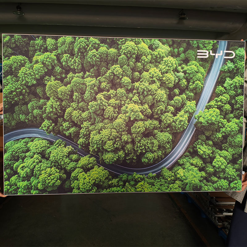 SEG Fabric Light Box Picture Frame System for Trade Shows