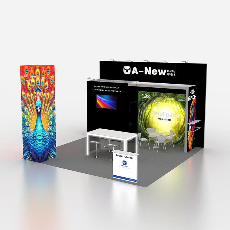 Check-In Trade Show Booth Reception Counter Display