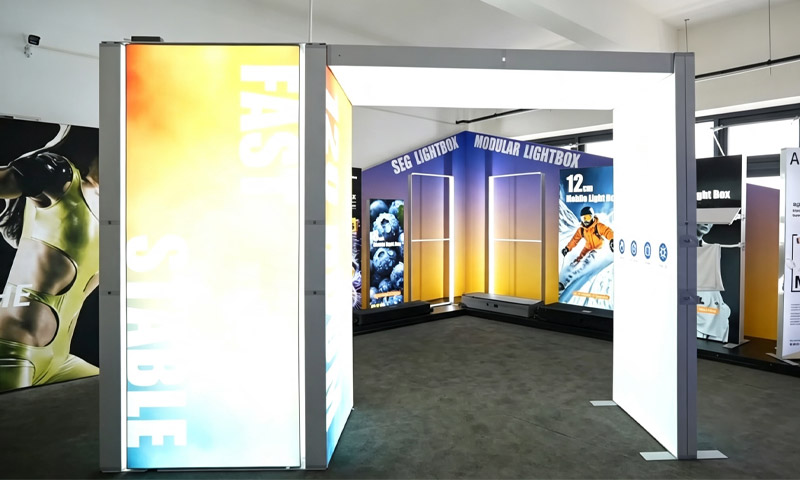 Anew Display fabric graphic preparation for tension displays Anew Display fabric graphic preparation for tension displays