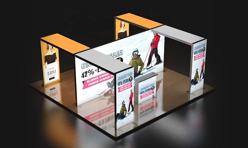 Modular aluminum profile exhibition booth systems Modular aluminum profile exhibition booth systems