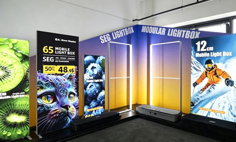 Anew Display factory SEG light box assembly Anew Display factory SEG light box assembly