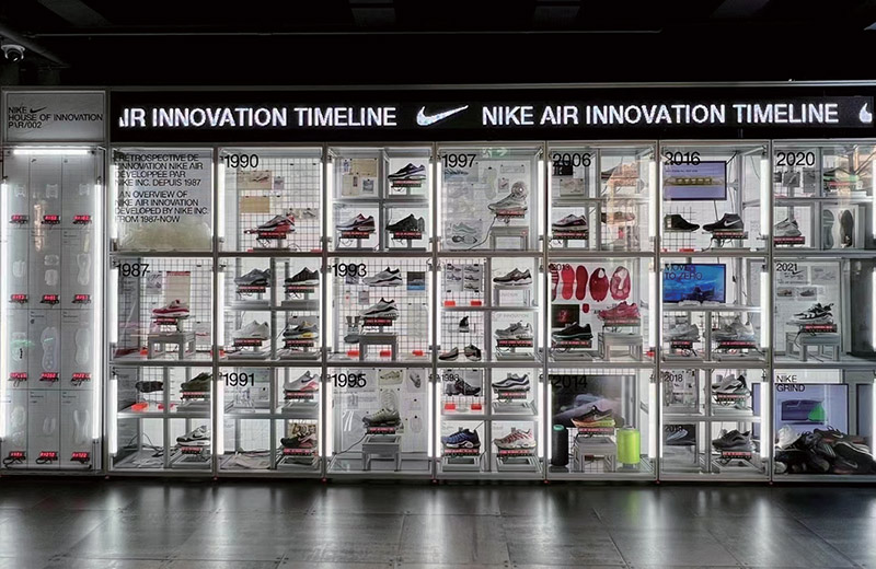 120mm SEG Light Box - Flagship Retail Store Wall Displays 120mm SEG light box used as a flagship retail store wall display