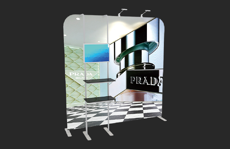 Buying Scenarios for Curved Tube Frame Backdrop Custom-printed curved tube frame backdrop for brand campaigns, conferences, and experiential event productions