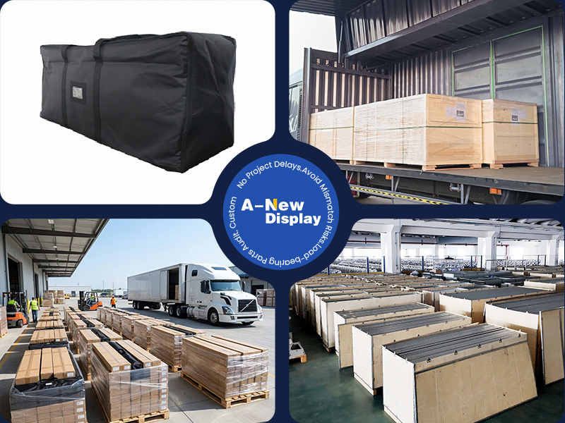 Manufacturing & Procurement Risk Control Curved tube frame backdrop fabric tension check, assembly test, and protective packing quality control
