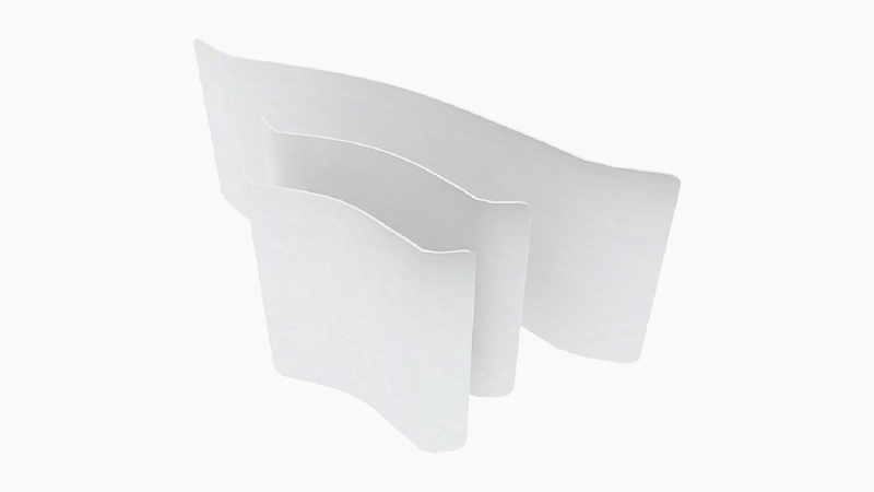 Curved Tube Frame Backdrop - Curved Visual Drama, Compact Floor Footprint Arc-shaped curved tube frame backdrop delivering a seamless professional display surface with a compact floor footprint