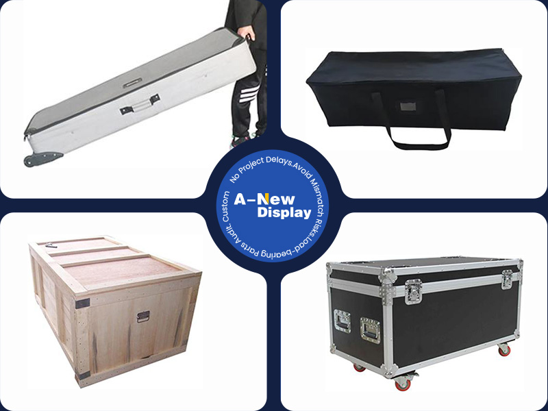 Manufacturing & Procurement Risk Control Curved tube frame backdrop curved graphic size confirmation, tube section check, and reinforced packing before shipment